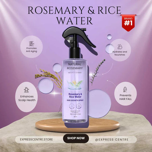 Rosemary & Rice Water Natural Hair Growth Spray - BUY 1 GET 1 FREE